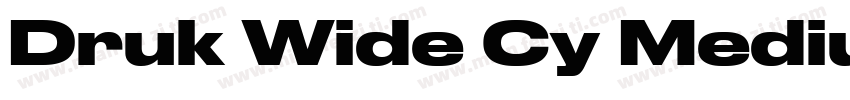 Druk Wide Cy Medium Regular字体转换